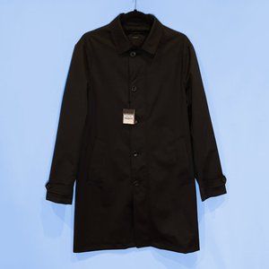 NWT Massimo Dutti Men's Trench Coat, Wool Blend, Waterproof